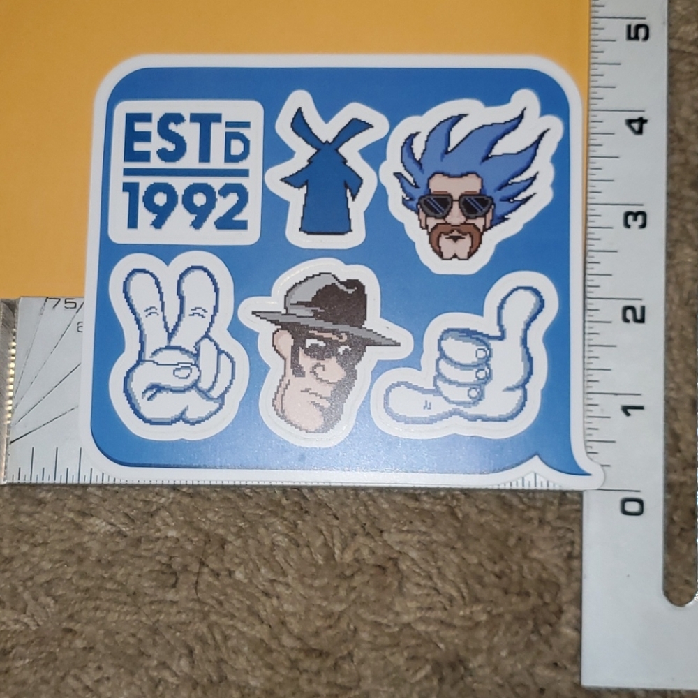 Dutch Bros emoji speech bubble sticker